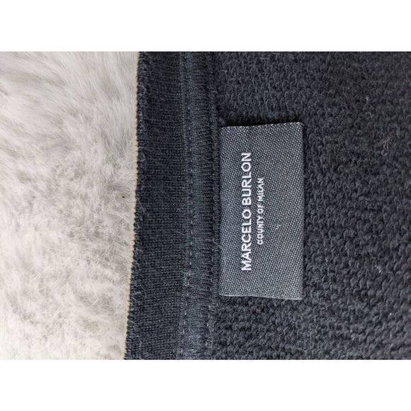 Marcelo Burlon Colorful Wings Black Sweatshirt Oversized Pullover‎ Sz XS - Picture 5 of 8